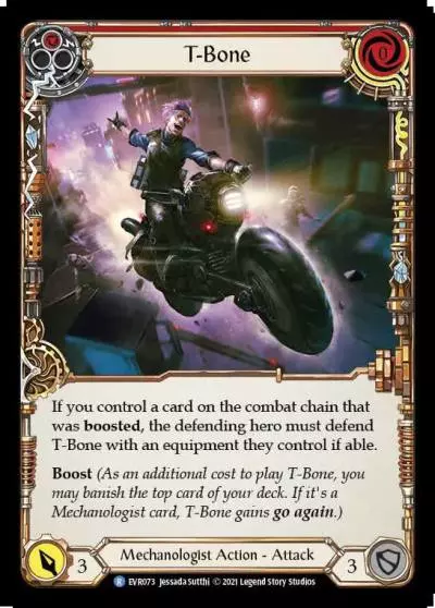 T-Bone RED EVR073 - Everfest - Flesh and blood card