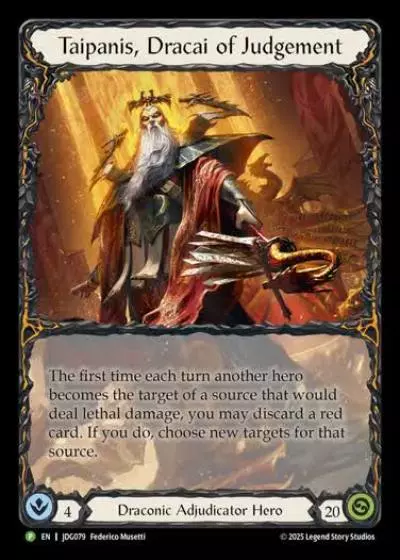 Taipanis, Dracai of Judgement JDG079 - Judge Pack - Season 10 - Flesh and blood card