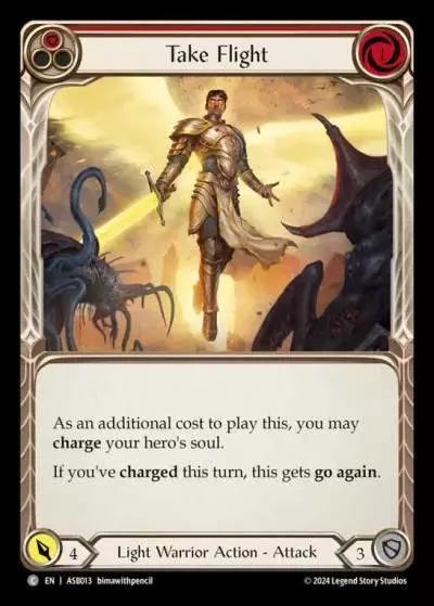 Take Flight RED ASB013 - Armory Deck - Ser Boltyn, Breaker of Dawn - Flesh and blood card