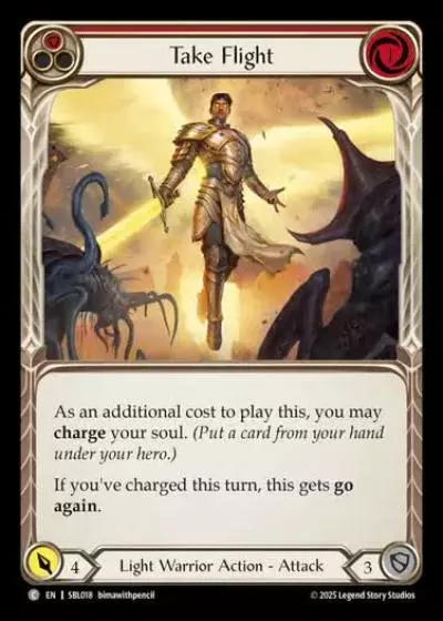 Take Flight SBL018 - Silver Age Chapter 3 - Boltyn - Flesh and blood card
