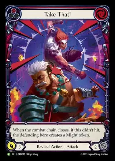 Take That! GEM095 - GEM - Pack 3 - Flesh and blood card