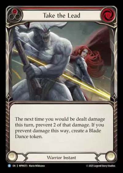 Take the Lead MPW073 - Mastery Pack Warrior - Flesh and blood card