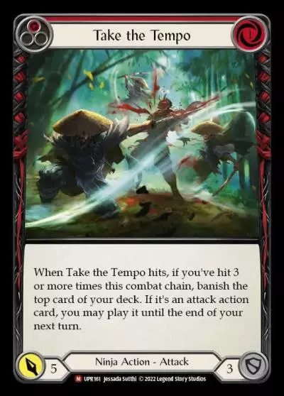 Take the Tempo RED UPR161 - Uprising - Flesh and blood card