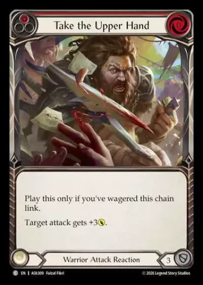 Take the Upper Hand AOL009 - Armory Deck - Olympia, Prized Fighter - Flesh and blood card