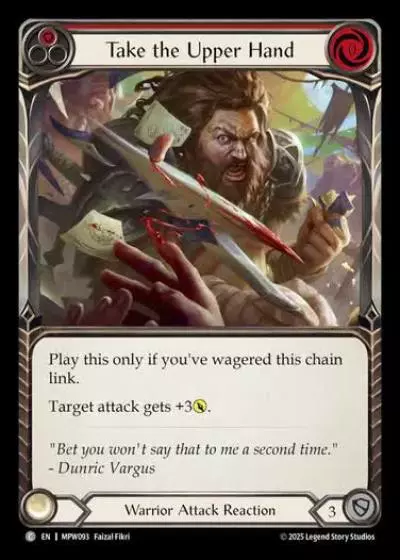 Take the Upper Hand MPW093 - Mastery Pack Warrior - Flesh and blood card