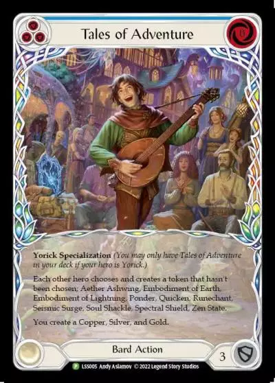 Tales of Adventure BLUE LSS005-RF - World Championship - 2022 - Flesh and blood card