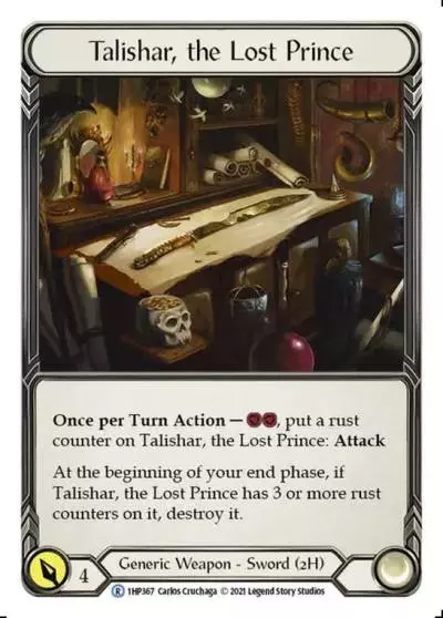 Talishar, the Lost Prince 1HP367 - History Pack 1 - Flesh and blood card
