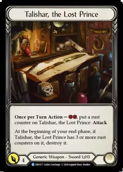 Talishar, the Lost Prince CRU177 - Crucible of War - Flesh and blood card