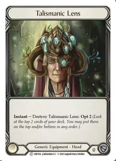 Talismanic Lens 1HP354 - History Pack 1 - Flesh and blood card