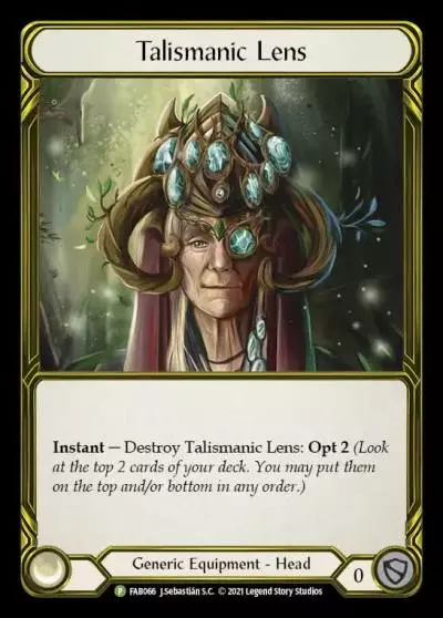 Talismanic Lens FAB066-GF - ProQuest - Season 1 and 2 - Flesh and blood card