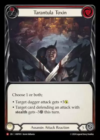 Tarantula Toxin RED HNT015 - The Hunted - Flesh and blood card