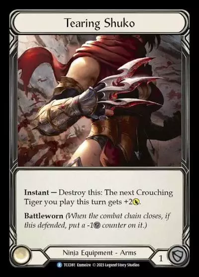 Tearing Shuko TCC081 - Round the Table: TCC x LSS - Flesh and blood card