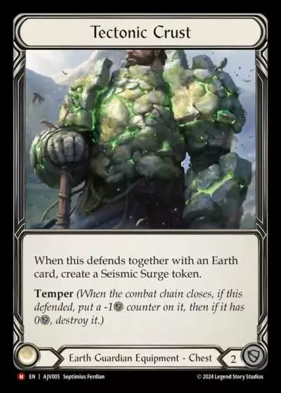 Tectonic Crust AJV005-RF - Armory Deck Origins - Jarl Vetreiði - Flesh and blood card