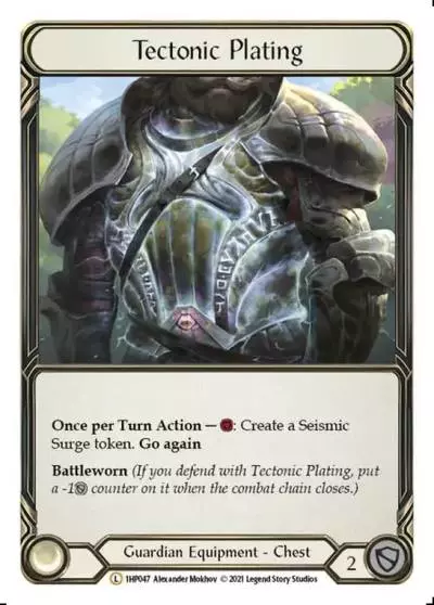 Tectonic Plating 1HP047 - History Pack 1 - Flesh and blood card