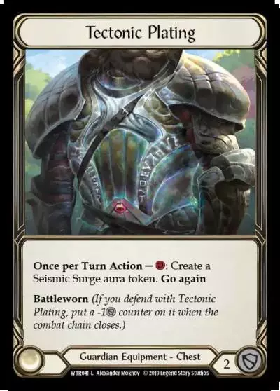 Tectonic Plating WTR041-CF - Welcome to Rathe - Flesh and blood card