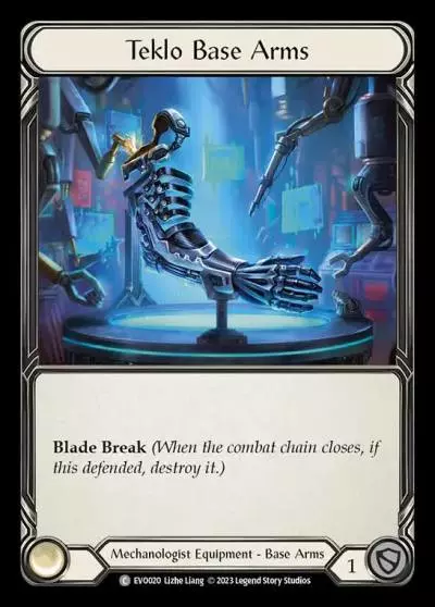 Teklo Base Arms EVO020 - Bright Lights - Flesh and blood card