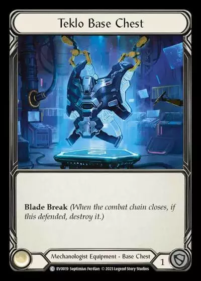 Teklo Base Chest EVO019 - Bright Lights - Flesh and blood card