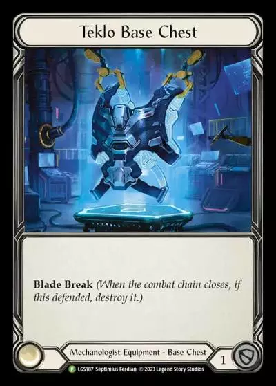 Teklo Base Chest LGS187-CF - Buy-a-Box - Bright Lights - Flesh and blood card