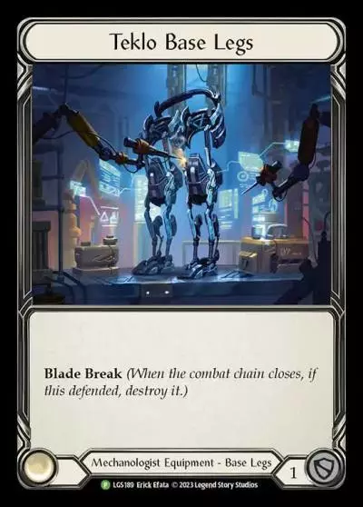 Teklo Base Legs LGS189-CF - Buy-a-Box - Bright Lights - Flesh and blood card