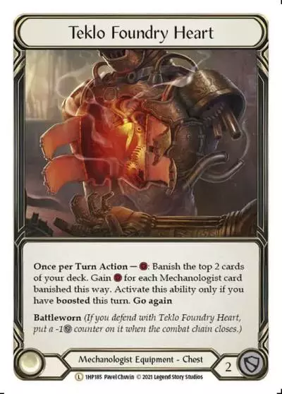 Teklo Foundry Heart 1HP185 - History Pack 1 - Flesh and blood card