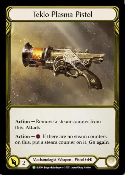 Teklo Plasma Pistol FAB144-GF - ProQuest - Season 4 - Flesh and blood card