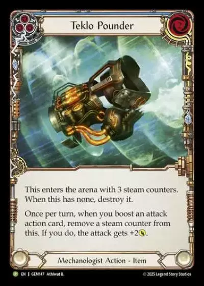 Teklo Pounder GEM147-CF - GEM - Pack 5 - Flesh and blood card