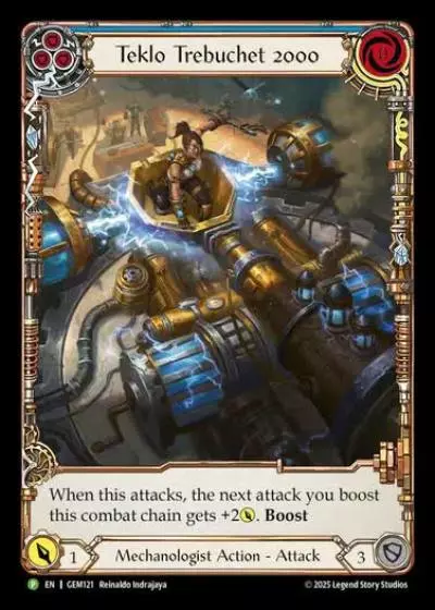 Teklo Trebuchet 2000 GEM121 - GEM - Pack 4 - Flesh and blood card