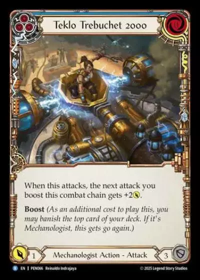 Teklo Trebuchet 2000 PEN066 - Compendium of Rathe - Flesh and blood card