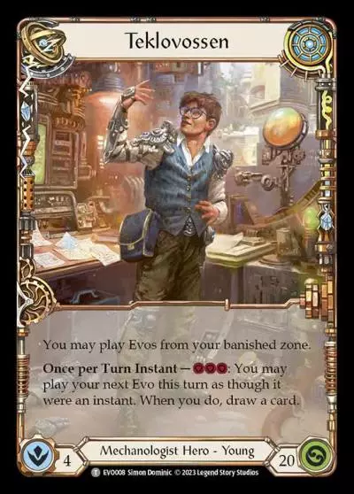 Teklovossen EVO008 - Bright Lights - Flesh and blood card