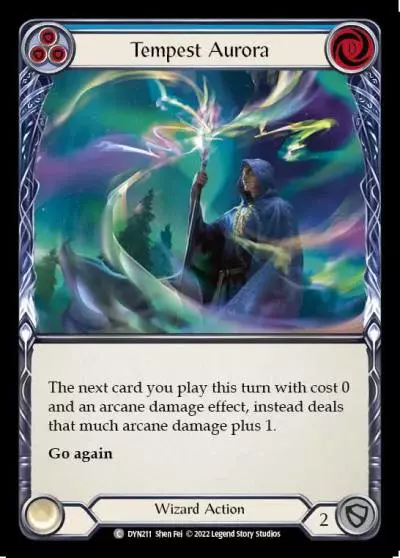Tempest Aurora BLUE DYN211 - Dynasty - Flesh and blood card
