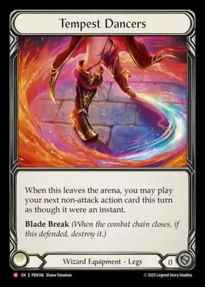 Tempest Dancers PEN106 - Compendium of Rathe - Flesh and blood card