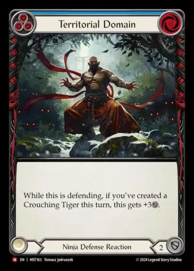 Territorial Domain BLUE MST163 - Part the Mistveil - Flesh and blood card