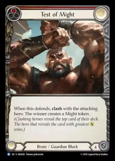 Test of Might SKA020 - Silver Age Chapter 1 - Kayo - Flesh and blood card