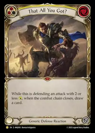 That All You Got? ANQ018 - Compendium of Rathe - Antiquity Pack - Flesh and blood card