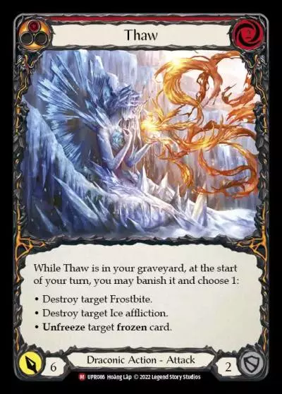 Thaw RED UPR086 - Uprising - Flesh and blood card
