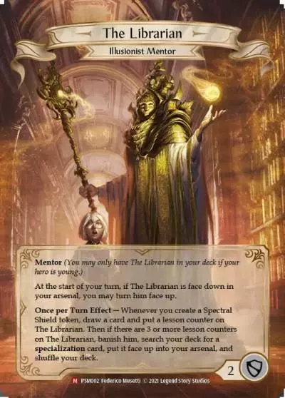 The Librarian PSM002 - Prism - Blitz Deck - Flesh and blood card