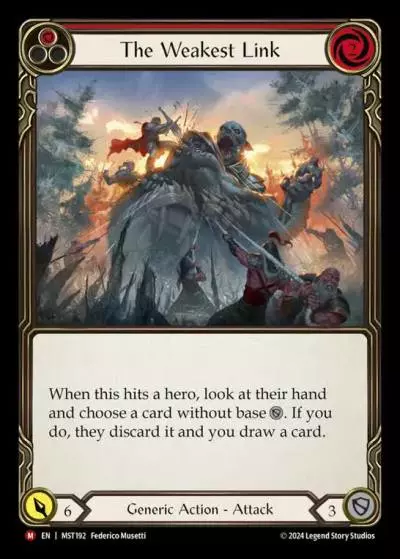 The Weakest Link RED MST192 - Part the Mistveil - Flesh and blood card