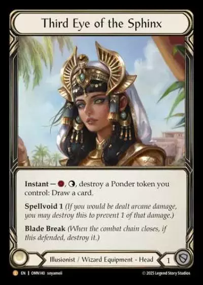 Third Eye of the Sphinx OMN140-RF - Omens of the Third Age - Flesh and blood card