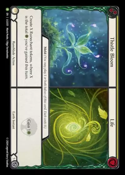 Thistle Bloom||Life YELLOW LGS351-CF - Armory - Season 14 Florian - Flesh and blood card