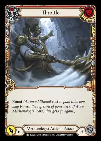 Throttle RED TCC015 - Round the Table: TCC x LSS - Flesh and blood card