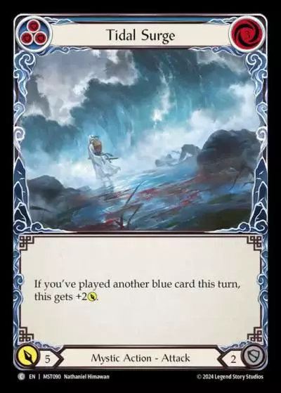 Tidal Surge BLUE MST090 - Part the Mistveil - Flesh and blood card