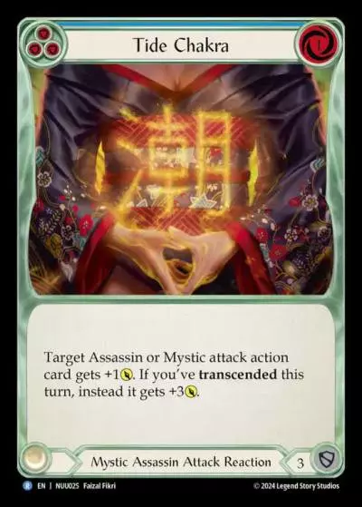 Tide Chakra BLUE NUU025 - Nuu - Blitz Deck - Flesh and blood card