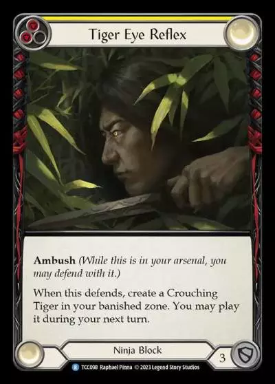 Tiger Eye Reflex YELLOW TCC098 - Round the Table: TCC x LSS - Flesh and blood card
