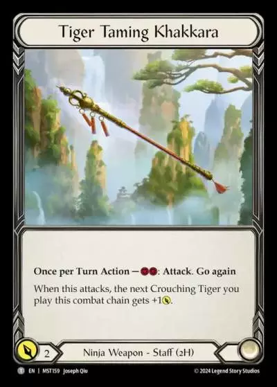 Tiger Taming Khakkara MST159 - Part the Mistveil - Flesh and blood card