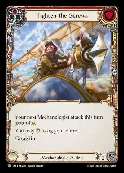Tighten the Screws RED SEA041 - High Seas - Flesh and blood card