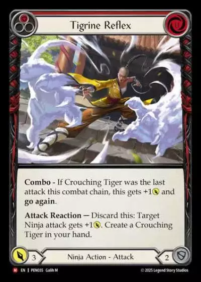 Tigrine Reflex PEN035 - Compendium of Rathe - Flesh and blood card