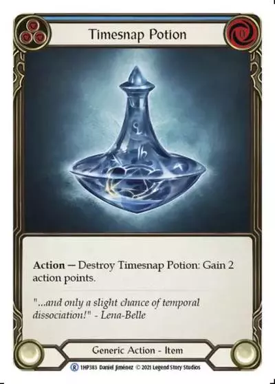 Timesnap Potion BLUE 1HP383 - History Pack 1 - Flesh and blood card