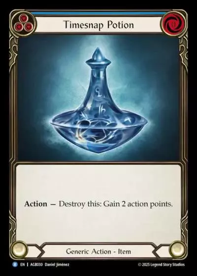 Timesnap Potion BLUE AGB030 - Armory Deck - Gravy Bones - Flesh and blood card