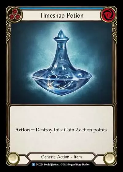 Timesnap Potion BLUE TCC074 - Round the Table: TCC x LSS - Flesh and blood card