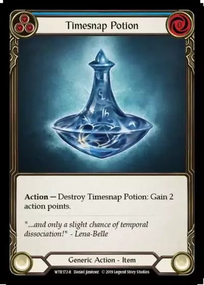 Timesnap Potion BLUE WTR172 - Welcome to Rathe - Flesh and blood card